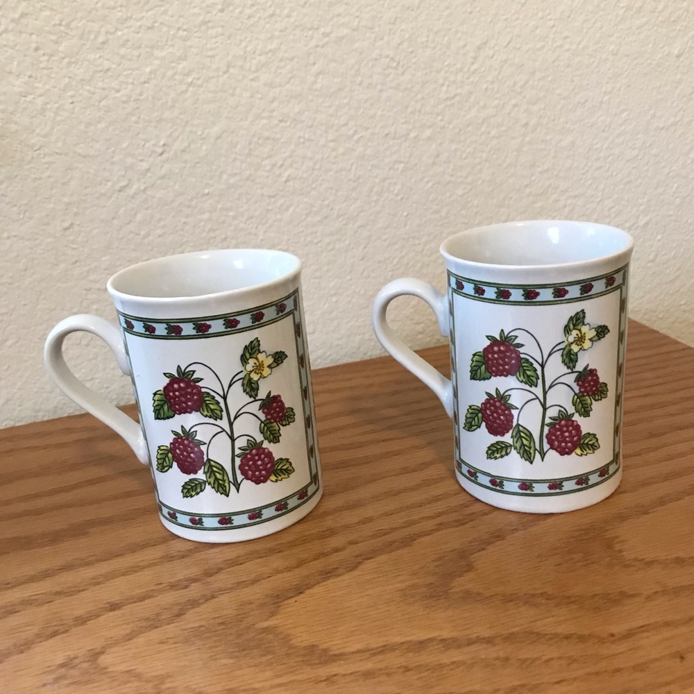 2 Raspberry Mugs by DesignPac